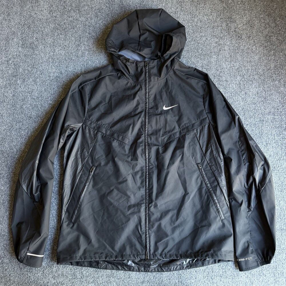 Nike Storm-FIT Windrunner Jacket Men’s M Black Running Hooded FB8593-010